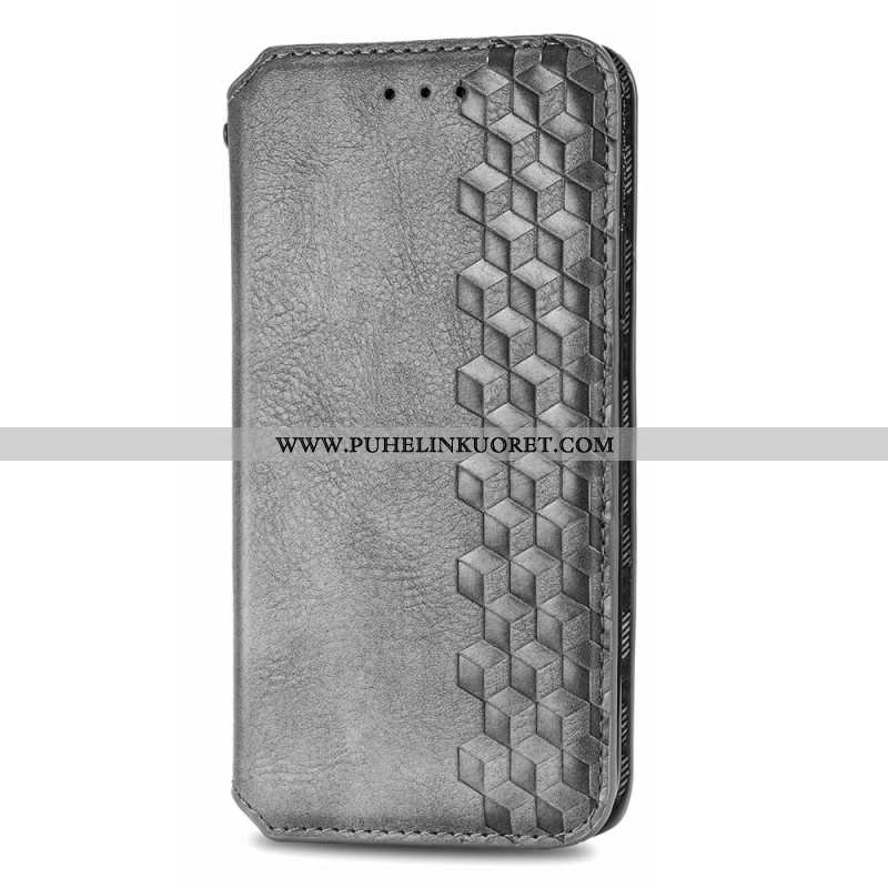 Nahkakotelo Xiaomi 17 Pro Puhelinkuoret Vintage-timanttikuvio