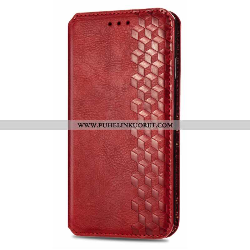 Nahkakotelo Xiaomi 17 Pro Puhelinkuoret Vintage-timanttikuvio