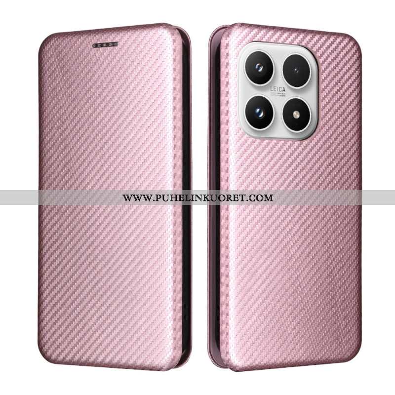 Nahkakotelo Xiaomi 17 Hiilikuitukuvio