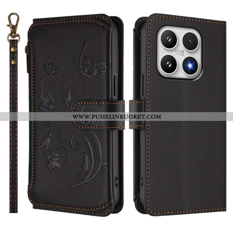 Kotelot Xiaomi 17 Kukallinen Lompakko Suojakuori