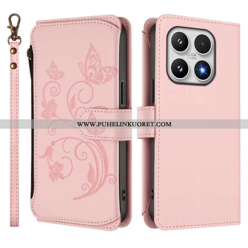 Kotelot Xiaomi 17 Kukallinen Lompakko Suojakuori