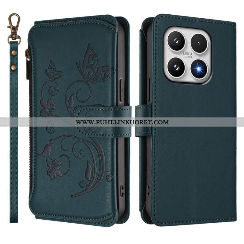 Kotelot Xiaomi 17 Kukallinen Lompakko Suojakuori