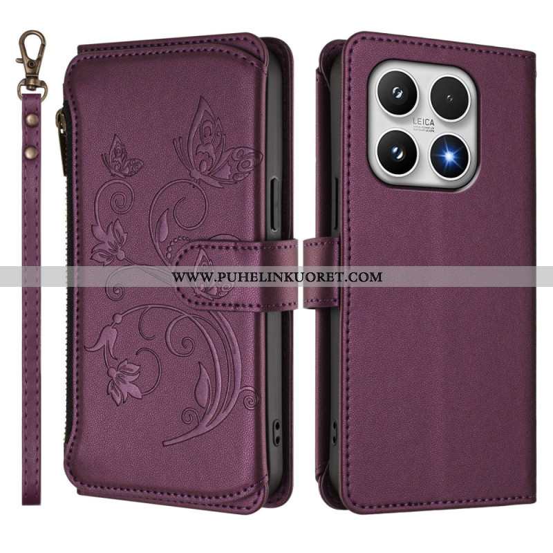 Kotelot Xiaomi 17 Kukallinen Lompakko Suojakuori