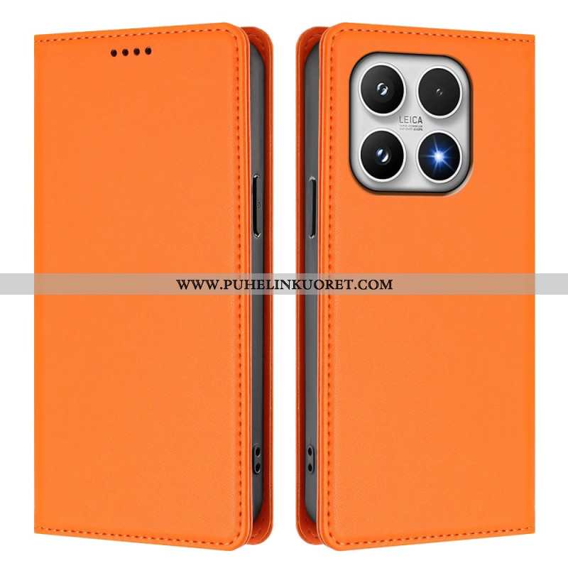 Nahkakotelo Xiaomi 17 Magneettinen Suljin Ja Rfid-suojaus