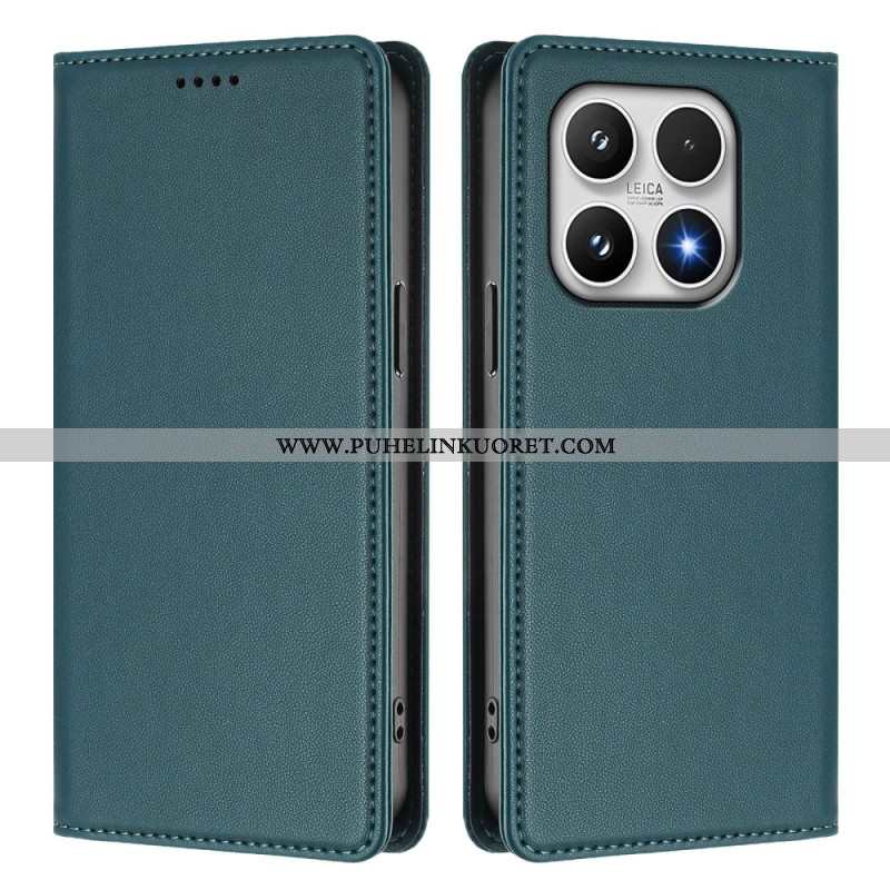 Nahkakotelo Xiaomi 17 Magneettinen Suljin Ja Rfid-suojaus