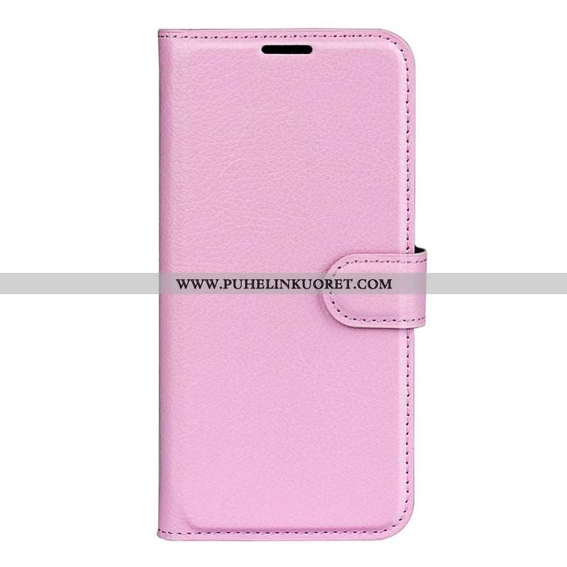 Kotelot Xiaomi 17 Klassinen Litsikuvioinen Keinonahka