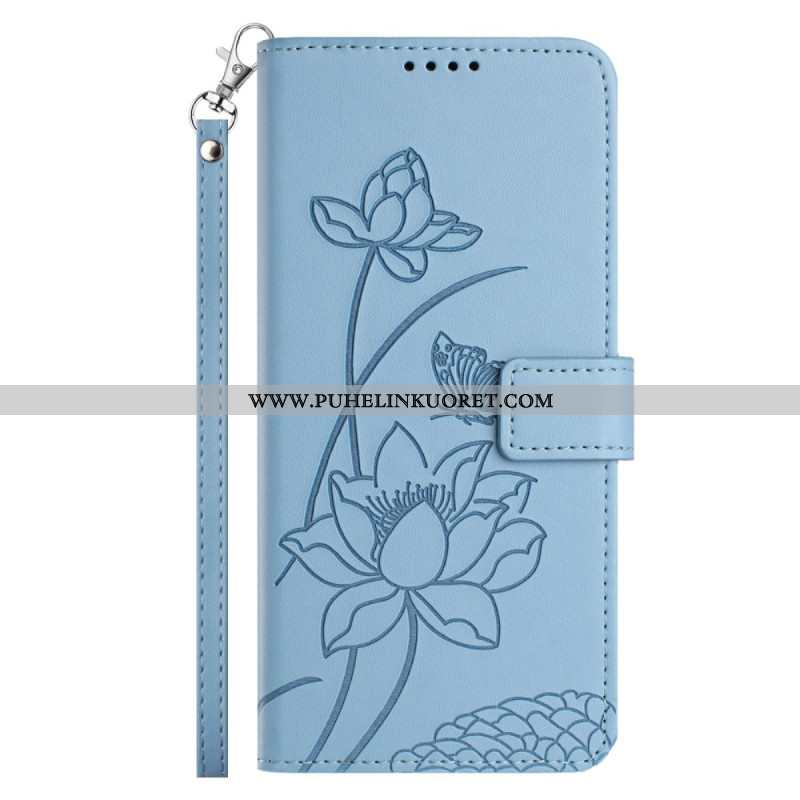 Kotelot Xiaomi 17 Lootuskuvio Ja Nauha