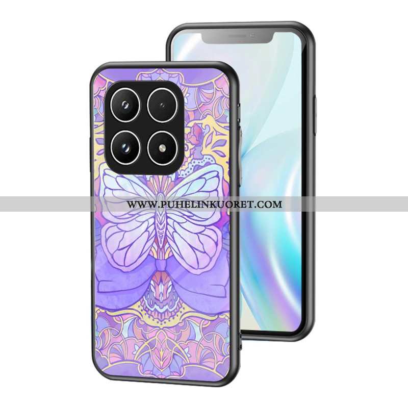 Kuori Xiaomi 17 Karkaistua Lasia Perhoskuvio