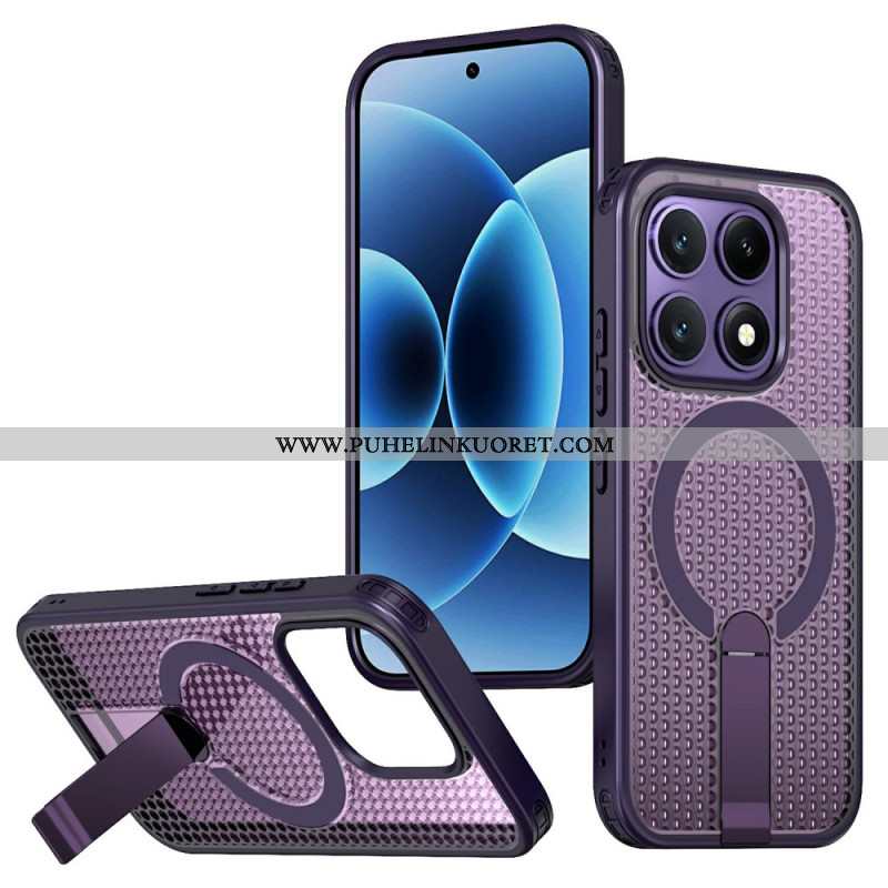 Kuori Xiaomi 17 Magneettinen Ruudukkokuvio Ja Tukijalka