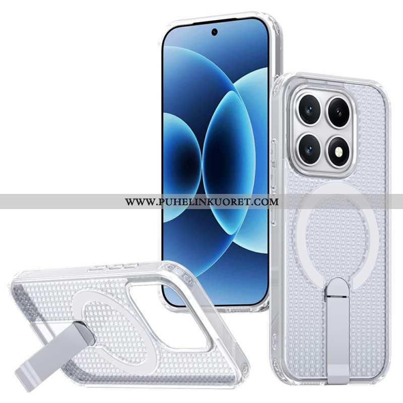 Kuori Xiaomi 17 Magneettinen Ruudukkokuvio Ja Tukijalka