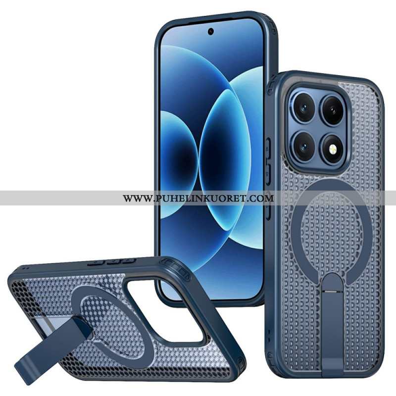 Kuori Xiaomi 17 Magneettinen Ruudukkokuvio Ja Tukijalka