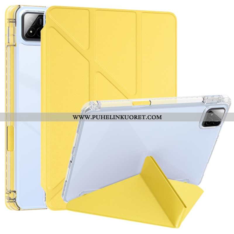 Xiaomi Pad 7 / 7 Pro Keinonahkaa Origami-suojalla
