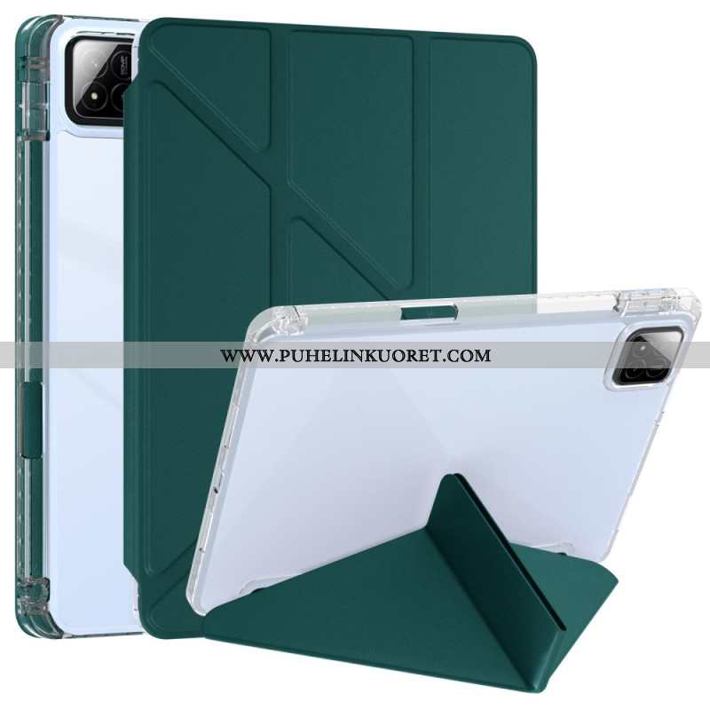 Xiaomi Pad 7 / 7 Pro Keinonahkaa Origami-suojalla