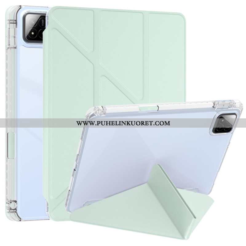 Xiaomi Pad 7 / 7 Pro Keinonahkaa Origami-suojalla