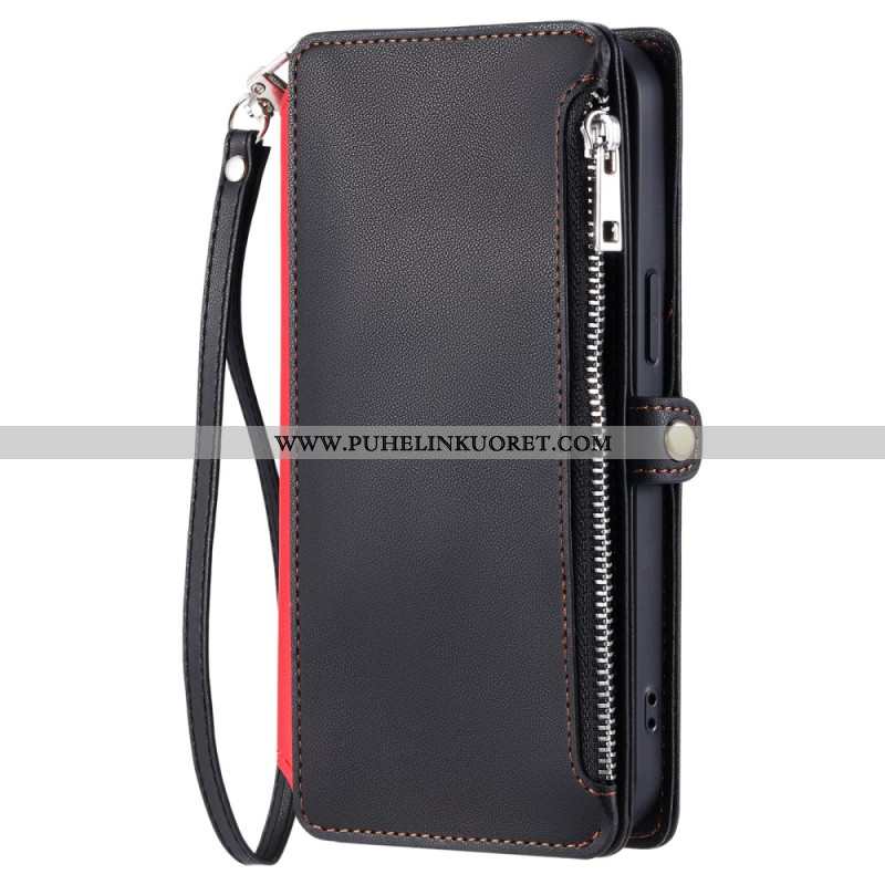 Nahkakotelo Xiaomi Redmi Note 14 4g 8 Kortin Lokeron Lompakko