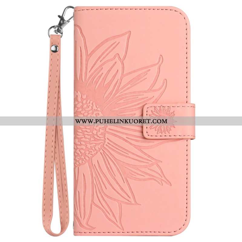 Kuoret Xiaomi Redmi Note 14 4g Auringonkukkakuvio Ja Kaulanauha