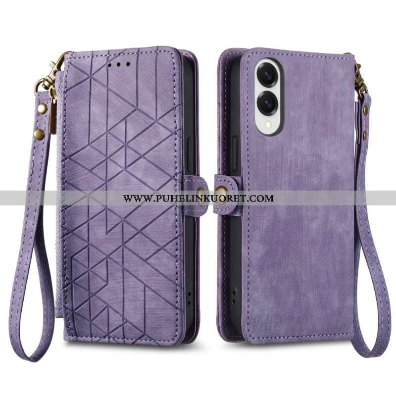 Kotelot Xiaomi Redmi Note 14 4g Puhelinkuoret Geometriset Viivat Hihnalla