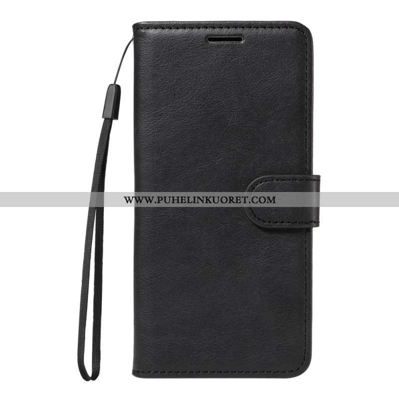 Kotelot Xiaomi Redmi Note 14 4g Yksinkertaista Keinonahkaa Hihnalla