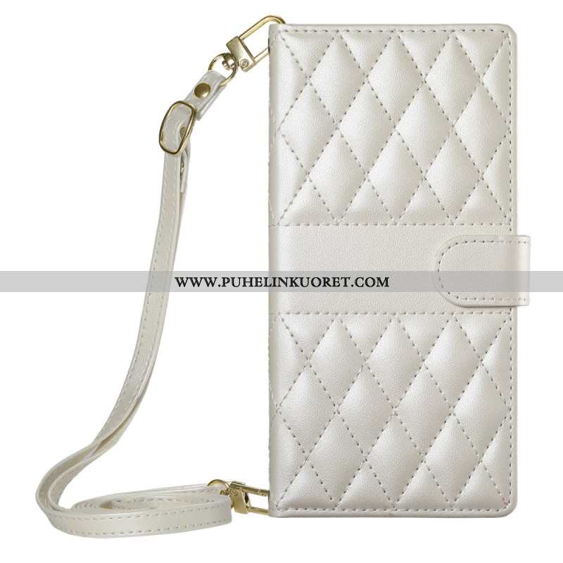 Kotelot Xiaomi Redmi Note 14 4g Tikattu Hihnalla Ja Olkahihnalla Suojakuori