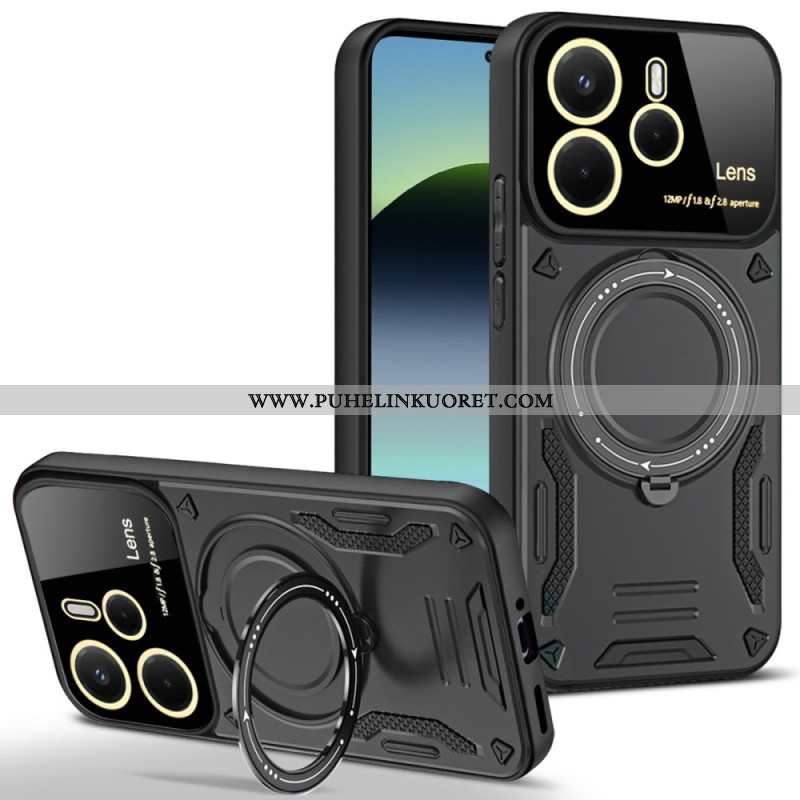 Kuori Xiaomi Redmi Note 14 4g Magneettisesti Pyörivä Jalusta Suojakuori