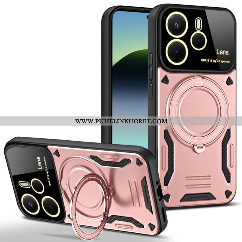 Kuori Xiaomi Redmi Note 14 4g Magneettisesti Pyörivä Jalusta Suojakuori