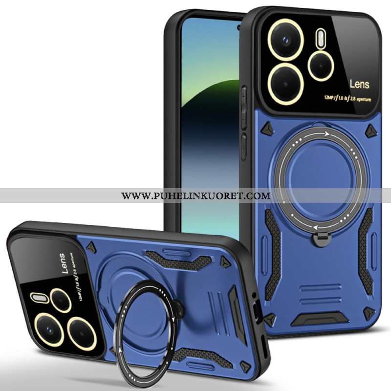 Kuori Xiaomi Redmi Note 14 4g Magneettisesti Pyörivä Jalusta Suojakuori