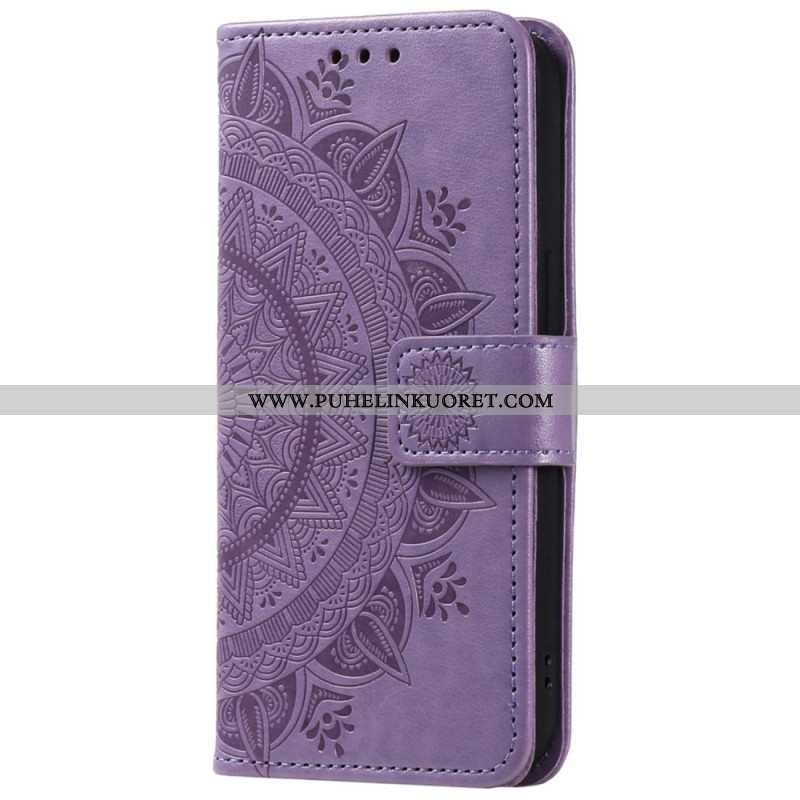 Nahkakotelo Xiaomi Redmi Note 14 4g Mandala-aurinko