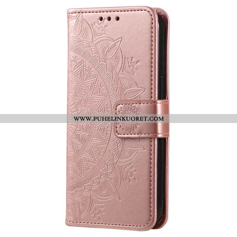 Nahkakotelo Xiaomi Redmi Note 14 4g Mandala-aurinko