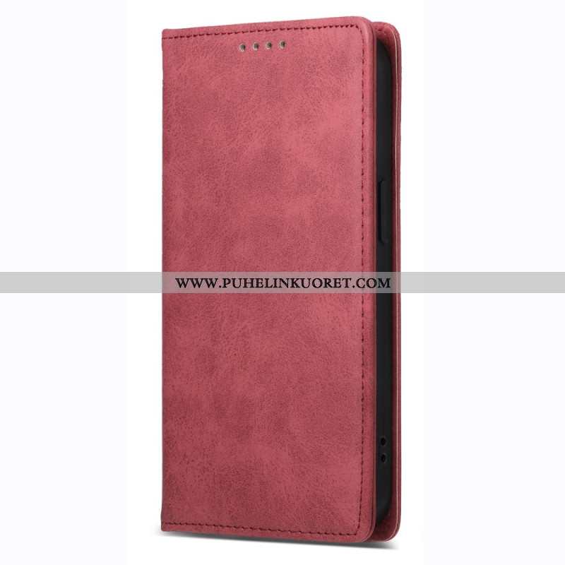 Nahkakotelo Xiaomi Redmi Note 14 4g Vintage Rfid-esto Suojakuori