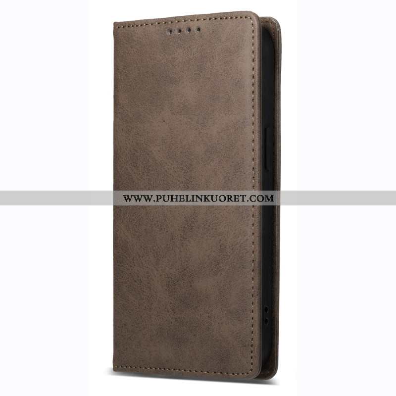 Nahkakotelo Xiaomi Redmi Note 14 4g Vintage Rfid-esto Suojakuori