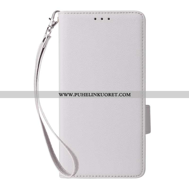 Kuoret Xiaomi Redmi Note 14 5g Litsikuvioinen Tekstuuri Hihnalla