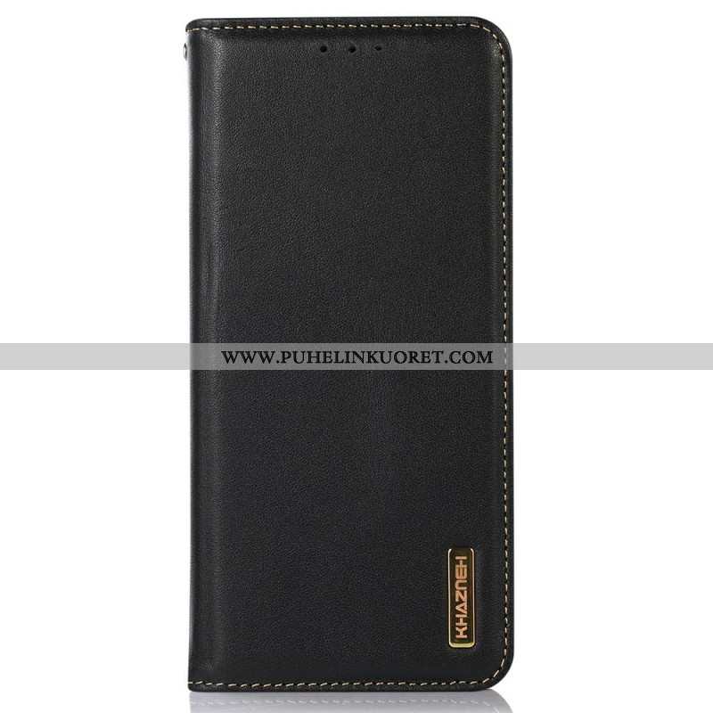 Nahkakotelo Xiaomi Redmi Note 14 5g Puhelinkuoret Nappanahka