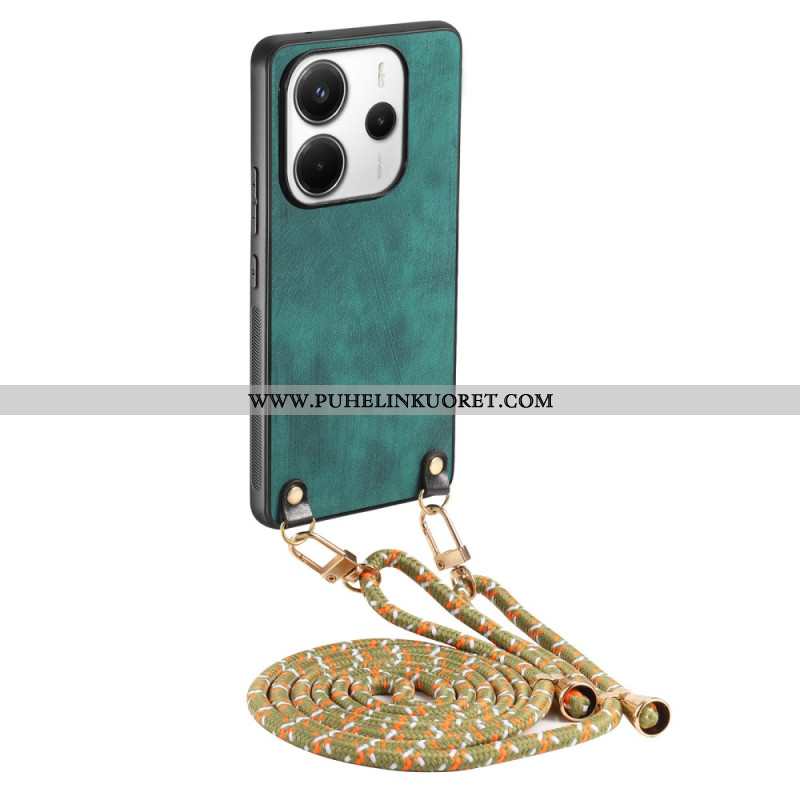 Kuori Xiaomi Redmi Note 14 5g Mokkanahkakuvioinen Suojakuori