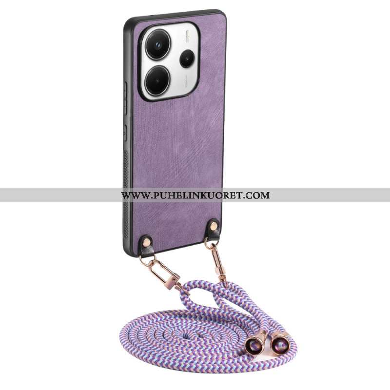 Kuori Xiaomi Redmi Note 14 5g Mokkanahkakuvioinen Suojakuori