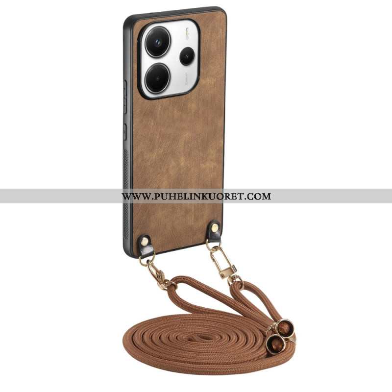 Kuori Xiaomi Redmi Note 14 5g Mokkanahkakuvioinen Suojakuori