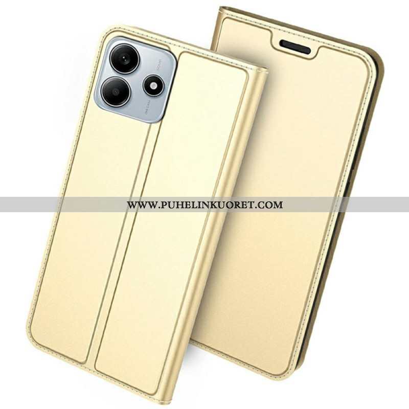 Nahkakotelo Xiaomi Redmi Note 14 5g Korttikotelo Ja Teline