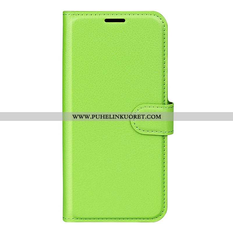 Kotelot Xiaomi Redmi Note 14 5g Klassinen Litsi-tekonahka