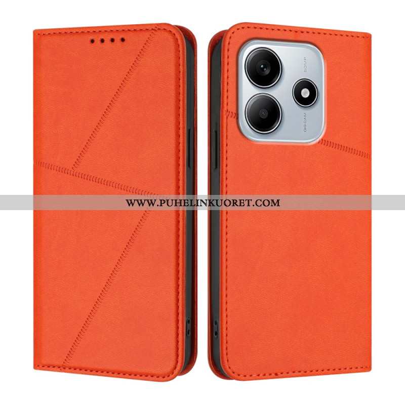 Nahkakotelo Xiaomi Redmi Note 14 5g Puhelinkuoret Viivat