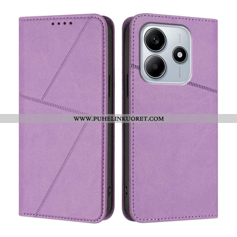 Nahkakotelo Xiaomi Redmi Note 14 5g Puhelinkuoret Viivat