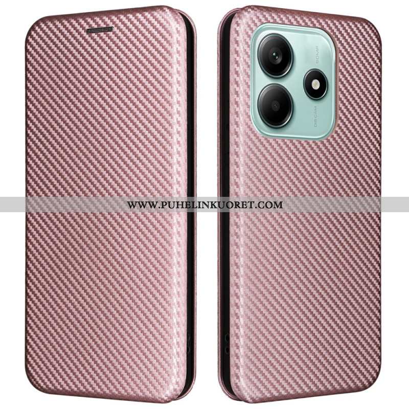 Nahkakotelo Xiaomi Redmi Note 14 5g Hiilikuitu Suojakuori