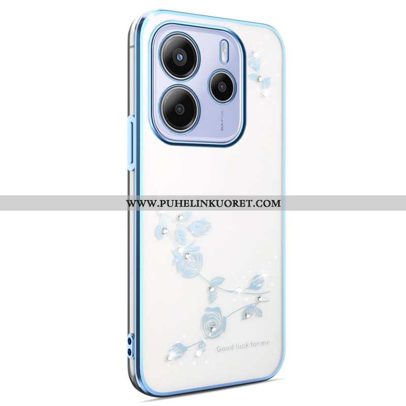 Kuori Xiaomi Redmi Note 14 5g Kadem Kukkia Ja Strasseja