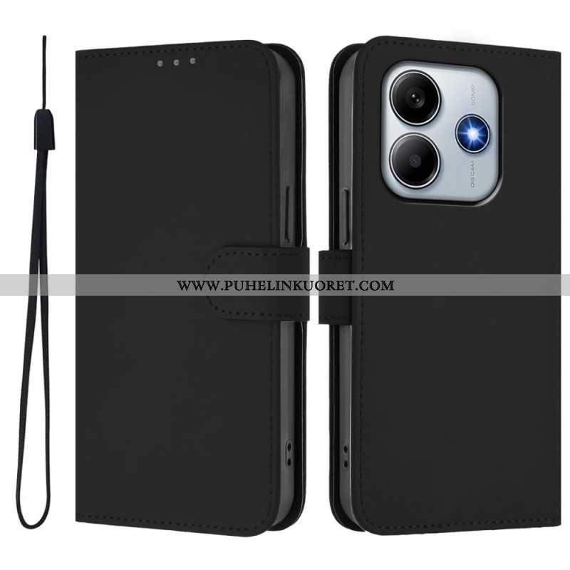 Kotelot Xiaomi Redmi Note 14 5g Nahkaefektiranneke