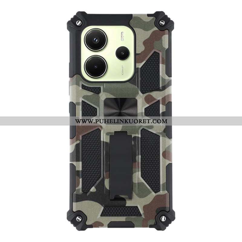 Puhelinkuoret Xiaomi Redmi Note 14 5g Kestävä Integroidulla Jalustalla Naamiointi