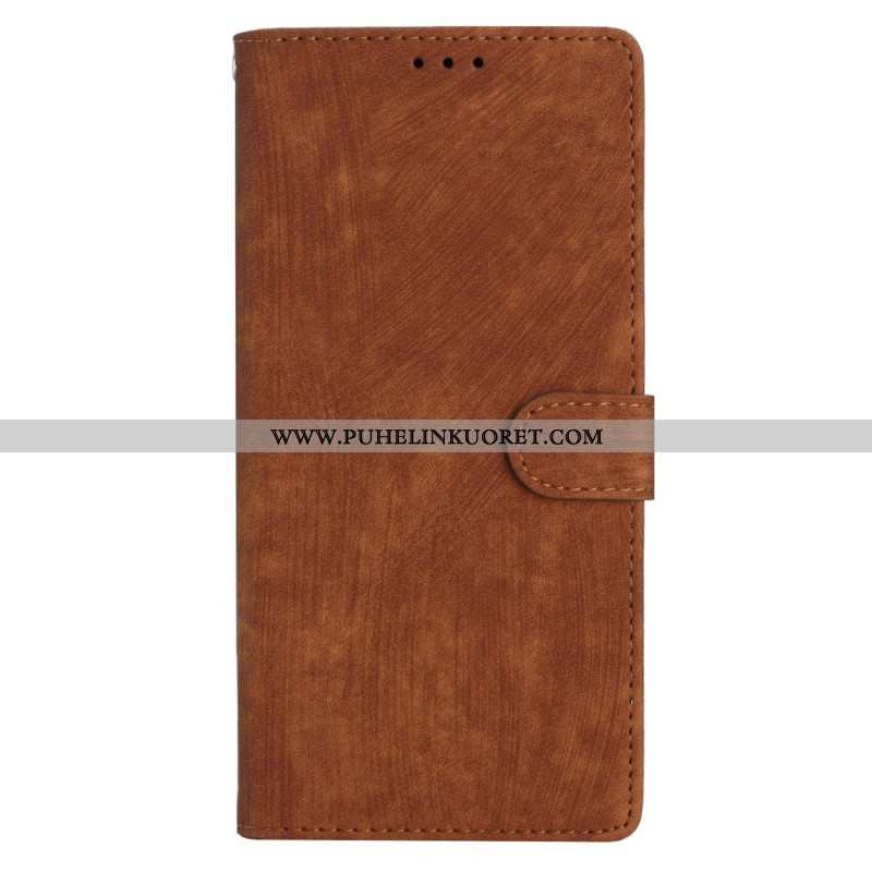 Kotelot Xiaomi Redmi Note 14 5g Mokkanahkakuvio Ja Hihna Suojakuori