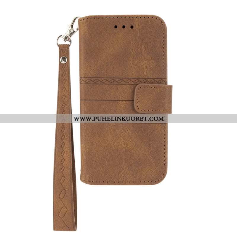 Kotelot Xiaomi Redmi Note 14 5g Puhelinkuoret Friisikuvio Ja Hihna