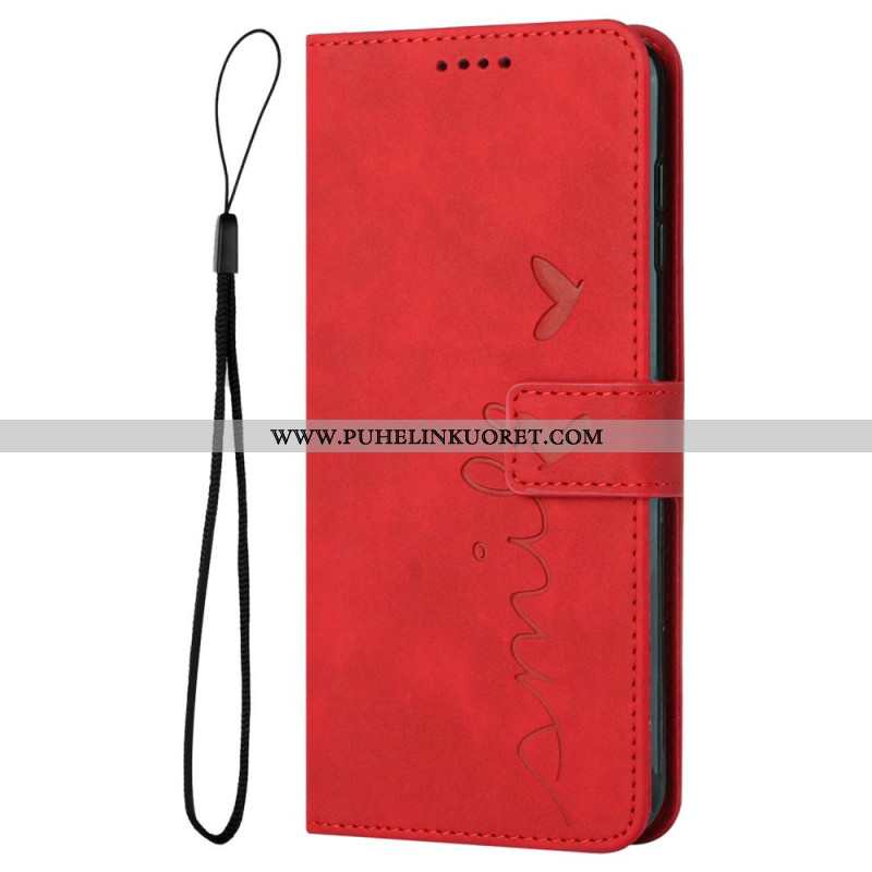 Kotelot Xiaomi Redmi Note 14 5g Hymyilevä Mokkanahkakuvio Suojakuori