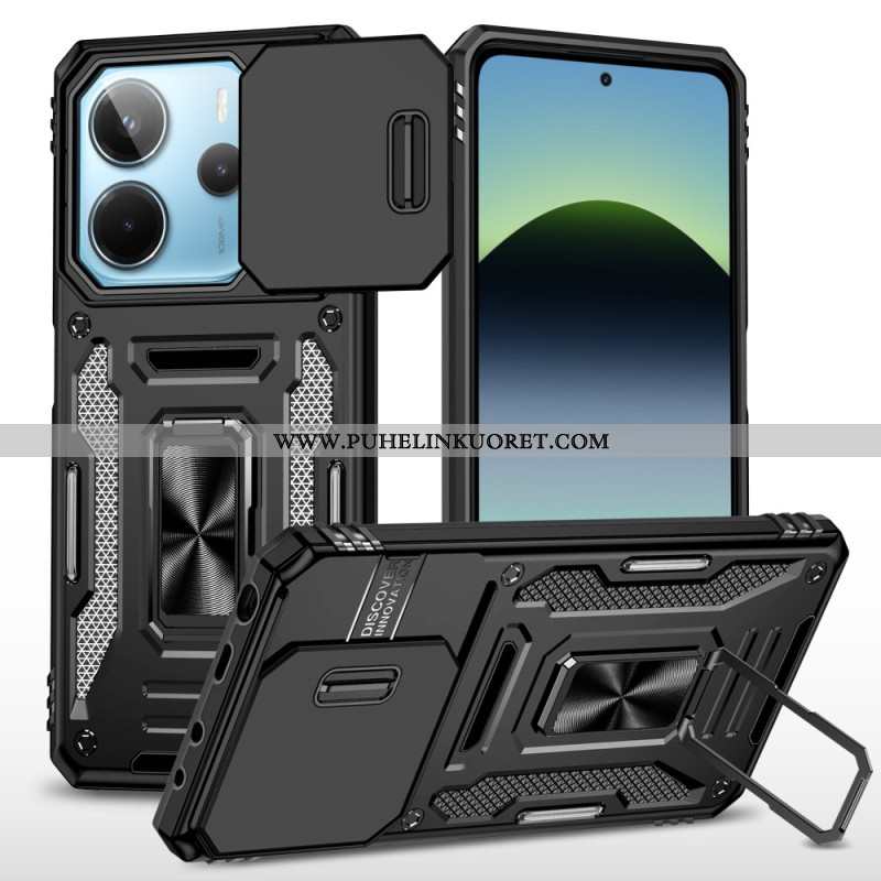 Kuori Xiaomi Redmi Note 14 5g Erittäin Kestävä Jalustalla Ja Linssinsuojalla
