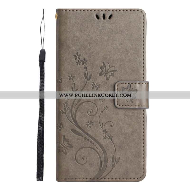 Kotelot Xiaomi Redmi Note 14 5g Kukkia Ja Perhosia