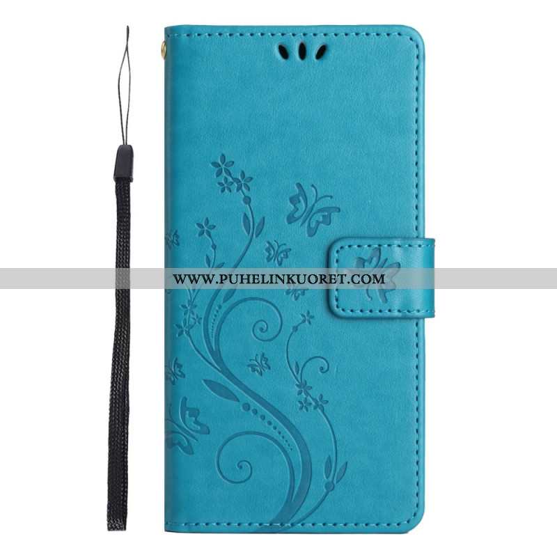 Kotelot Xiaomi Redmi Note 14 5g Kukkia Ja Perhosia