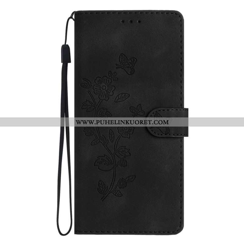 Kuoret Xiaomi Redmi Note 14 Pro 4g Kukka- Ja Perhoskuvio